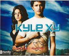 Foto colorida autografada 8x10 assinada por KYLE XY Matt Dallas e Jaimie Alexander comprar usado  Enviando para Brazil