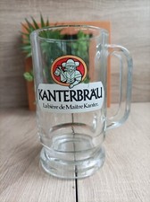 Verre bière kanterbrau d'occasion  Trégunc