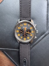 Seiko SSC233 Sport cronógrafo solar preto laranja relógio piloto masculino V175-0CG0 comprar usado  Enviando para Brazil