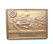 Medaglia placca svezia usato  Cremona