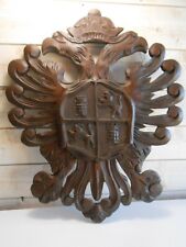 Blason bois sculpte d'occasion Blason bois sculpte d'occasion  Toulouse-
