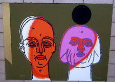 Concetto pozzati serigrafia usato  Cirie