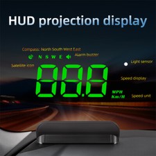 Projetor velocímetro GPS automotivo HUD head-up display bússola alarme excesso de velocidade comprar usado  Enviando para Brazil