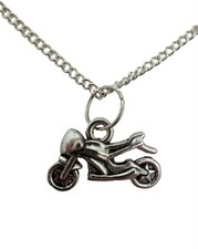 Silver necklace motorbike for sale  SCARBOROUGH