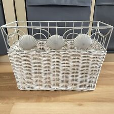 White wicker metal for sale  San Jose