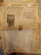 Second war newspaper for sale  SOUTHEND-ON-SEA