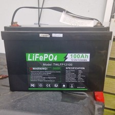 12v 100ah lifepo4 for sale  HOLYHEAD