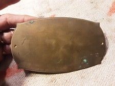 Targa ottone massiccio usato  Poggio a Caiano