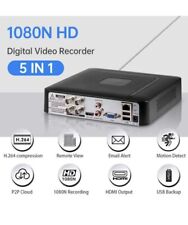 Gravador DVR de vigilância 1080P 4CH H.264+ vídeo digital autônomo 5 em 1 CCTV comprar usado  Enviando para Brazil