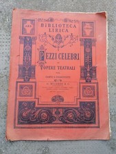 Spartito biblioteca lirica usato  Forlimpopoli