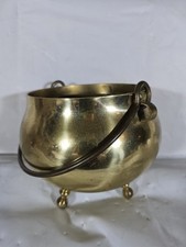 Golden brass cauldron for sale  South Bend