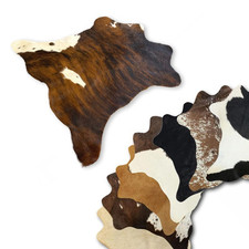 Mini recortes de cuero de vaca - patrones y colores surtidos - alfombras naturales para el pelo segunda mano  Embacar hacia Mexico