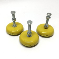Lote de 3 soportes de pie nivelación soporte máquina antivibración Effbe LM 1-11 Ø80mm segunda mano  Embacar hacia Mexico