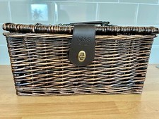 Brown wicker hamper for sale  WAKEFIELD