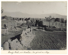 Używany, Persia, Hadji Kabi, Vue générale du village Vintage albumen print, provenance ex na sprzedaż  Wysyłka do Poland