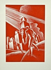 Impressão em bloco de Lynd Ward de Peregrinação Selvagem 1932 (XXII) comprar usado Impressão em bloco de Lynd Ward de Peregrinação Selvagem 1932 (XXII) comprar usado  Enviando para Brazil