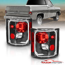 1973-1991 Par de lanternas traseiras pretas claras para Chevy GM Blazer picape suburbana comprar usado  Enviando para Brazil