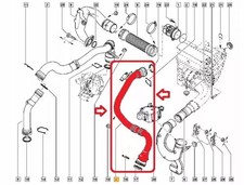 Durite suralimentation turbo d'occasion  Langres