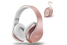 Auriculares Bluetooth ZIHNIC Sobre la Oreja, Plegables Inalámbricos y Auriculares Estéreo con Cable segunda mano  Embacar hacia Mexico