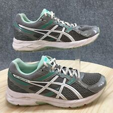 Tênis Asics Feminino 8.5D Cinza Verde Gel Contend 3 Corrida Atlético Casual T5G5Q comprar usado  Enviando para Brazil