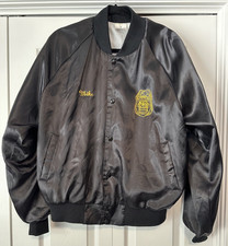 Black satin bomber for sale  Atascadero