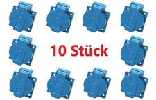 10x einbausteckdose blau gebraucht kaufen  Wernberg-Köblitz
