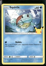 2021 McDonald's 25º Aniversário Promo Não-Holo TGC Squirtle Pokemon Card #17 comprar usado  Enviando para Brazil