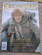 O Senhor dos Anéis revista oficial do fã-clube 15 + chaveiro de um anel sam Weta comprar usado  Enviando para Brazil