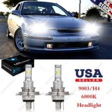Kit de lâmpadas de farol de LED alto/baixo para Honda Civic 1992-2003 - 6000K 9003 H4 comprar usado  Enviando para Brazil