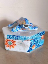 Scatolina ceramica spagnola usato  Firenze