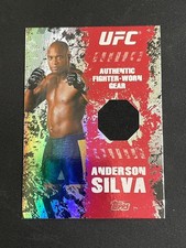 Anderson Silva 2010 Topps UFC Main Event autêntico equipamento usado em lutador #FR-AS comprar usado  Enviando para Brazil