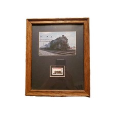 Framed matted locomotive for sale  Andover