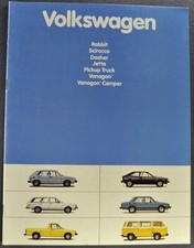 1981 volkswagen brochure for sale  Olympia