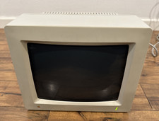 Monitor de computador RGB colorido antigo Apple A2M6014 não testado liga apenas peças comprar usado  Enviando para Brazil