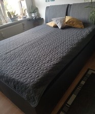 Bett 140x200 anthrazit gebraucht kaufen  Erfurt