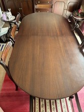 Mahogany oval dining for sale  DAVENTRY