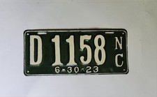 1923 license plate for sale  Pelham