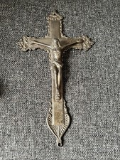 Vintage metal crucifix for sale  SPALDING