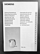 Gebrauchsanleitung siemens was gebraucht kaufen  Osnabrück