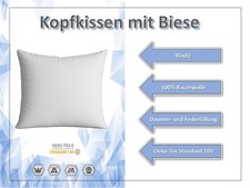 Kissen federkissen daunenkisse gebraucht kaufen  Gartz