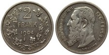 Belgium francs 1904 d'occasion  Expédié en Belgium