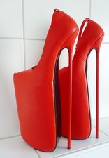 Rote plateau pumps gebraucht kaufen  Bad Dürkheim