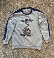 Moletom St Mary's University Rattlers San Antonio Feminino Tamanho Grande Vintage, usado comprar usado  Enviando para Brazil