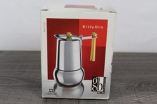 Cafeteira espresso italiana 4 xícaras Kitty Oro Design GB Guido Bergna Vintage comprar usado  Enviando para Brazil