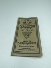 Samson Plaster Board Co. -Samson Building Products Time Book comprar usado  Enviando para Brazil