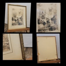 Antique framed black for sale  Parkston