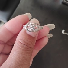 Silver diamond ring for sale  Jackson