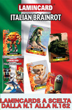 Lamincard italian brainrot d'occasion  Expédié en Belgium