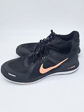 Tênis de corrida Nike Dual Fusion X2 feminino tamanho 11/819318-060 preto, usado comprar usado  Enviando para Brazil