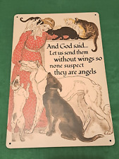 Metallschild vintage hund gebraucht kaufen  Kiefersfelden